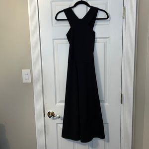 Black Boohoo Skater Dress